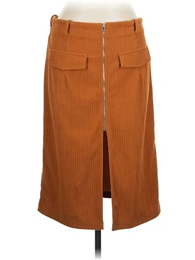 Pre-owned Assorted Brands Casual Skirt In Orange