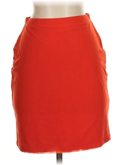 Pre-owned Assorted Brands Casual Skirt In Orange