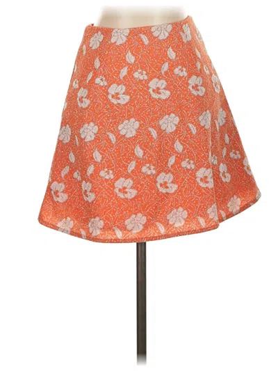 Pre-owned Assorted Brands Casual Skirt In Orange