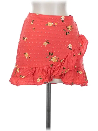 Pre-owned Assorted Brands Casual Skirt In Orange