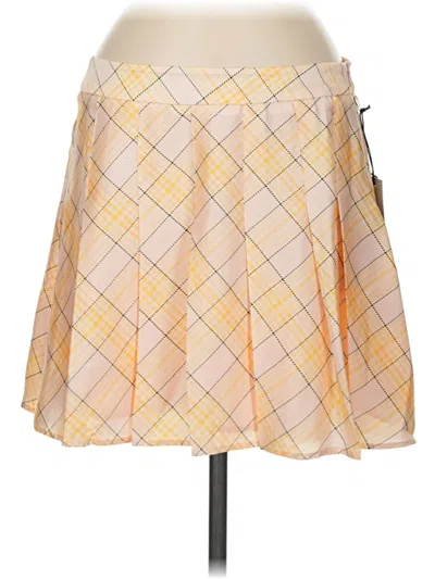 Pre-owned Assorted Brands Casual Skirt In Orange