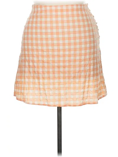 Pre-owned Assorted Brands Casual Skirt In Orange