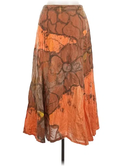 Pre-owned Assorted Brands Casual Skirt In Orange