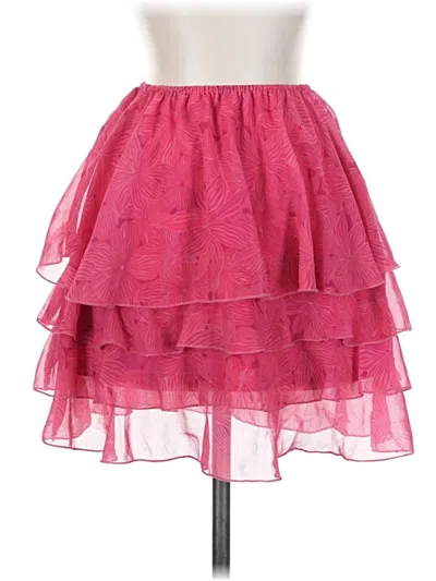 Pre-owned Assorted Brands Casual Skirt In Pink