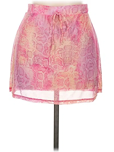 Pre-owned Assorted Brands Casual Skirt In Pink