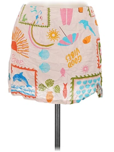 Pre-owned Assorted Brands Casual Skirt In Pink