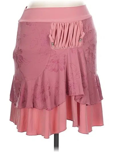 Pre-owned Assorted Brands Casual Skirt In Pink