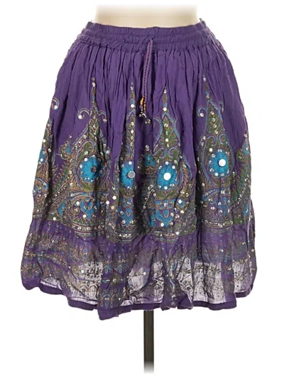Pre-owned Assorted Brands Casual Skirt In Purple