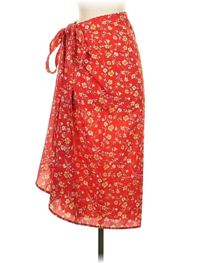 Pre-owned Assorted Brands Casual Skirt In Red