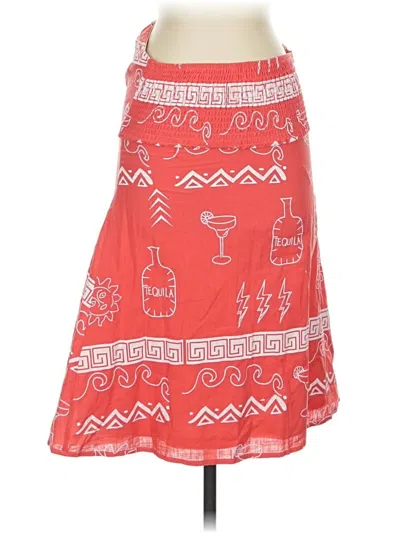 Pre-owned Assorted Brands Casual Skirt In Red