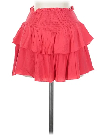 Pre-owned Assorted Brands Casual Skirt In Red