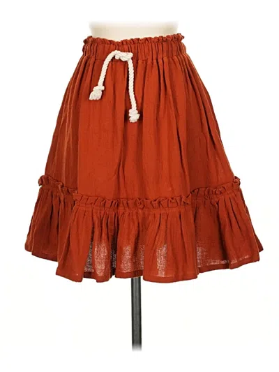 Pre-owned Assorted Brands Casual Skirt In Red