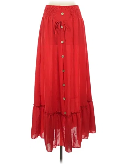 Pre-owned Assorted Brands Casual Skirt In Red