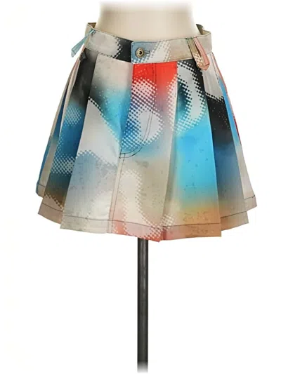 Pre-owned Assorted Brands Casual Skirt In Silver