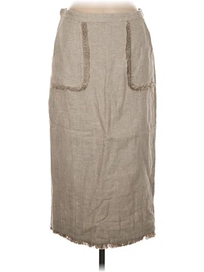 Pre-owned Assorted Brands Casual Skirt In Tan