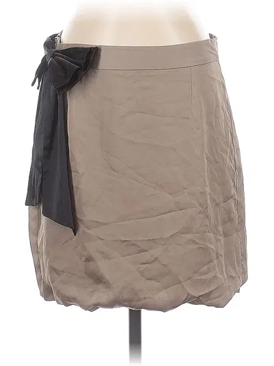 Pre-owned Assorted Brands Casual Skirt In Tan