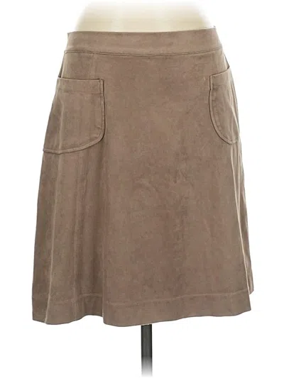 Pre-owned Assorted Brands Casual Skirt In Tan