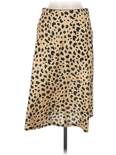 Pre-owned Assorted Brands Casual Skirt In Tan