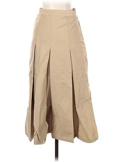 Pre-owned Assorted Brands Casual Skirt In Tan