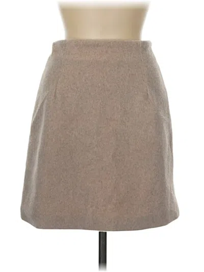 Pre-owned Assorted Brands Casual Skirt In Tan
