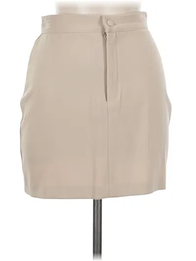 Pre-owned Assorted Brands Casual Skirt In Tan