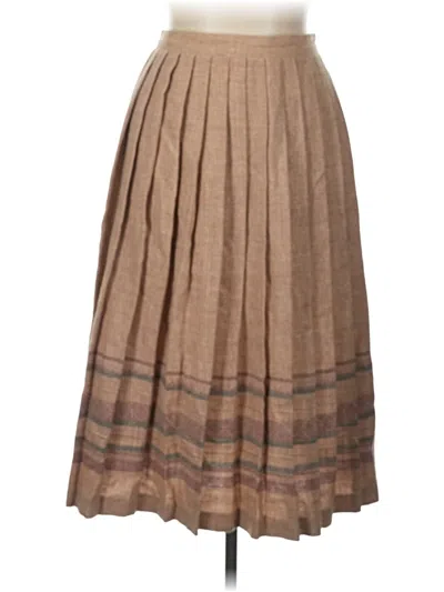 Pre-owned Assorted Brands Casual Skirt In Tan