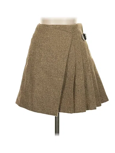 Pre-owned Assorted Brands Casual Skirt In Tan