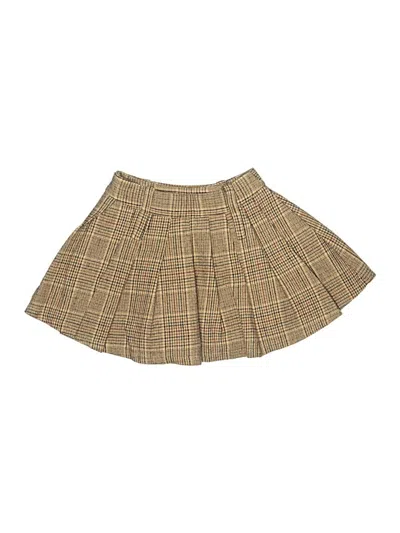 Pre-owned Assorted Brands Casual Skirt In Tan