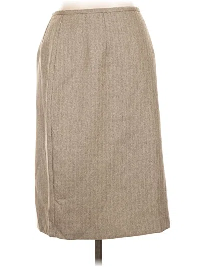 Pre-owned Assorted Brands Casual Skirt In Tan
