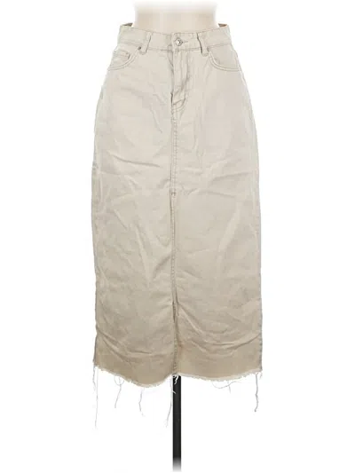 Pre-owned Assorted Brands Casual Skirt In Tan