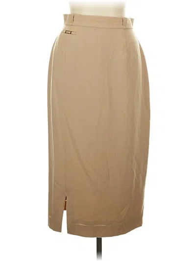 Pre-owned Assorted Brands Casual Skirt In Tan