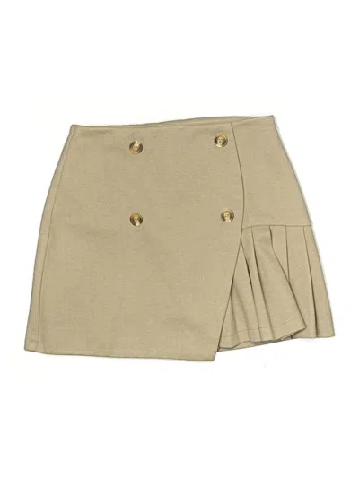 Pre-owned Assorted Brands Casual Skirt In Tan