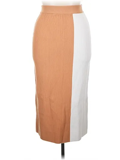 Pre-owned Assorted Brands Casual Skirt In Tan