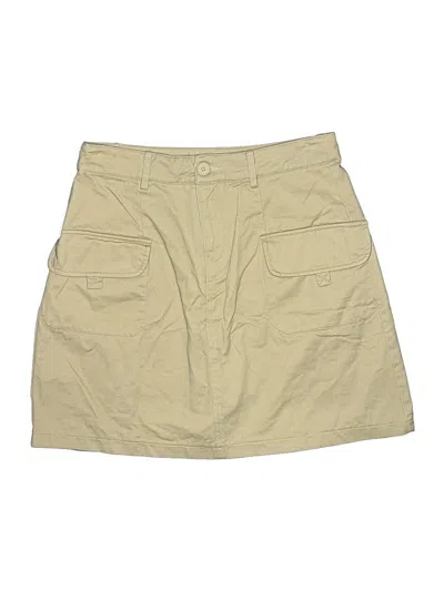 Pre-owned Assorted Brands Casual Skirt In Tan