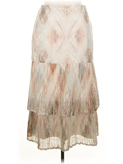 Pre-owned Assorted Brands Casual Skirt In Tan