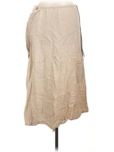 Pre-owned Assorted Brands Casual Skirt In Tan