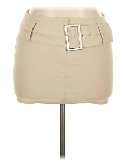 Pre-owned Assorted Brands Casual Skirt In Tan