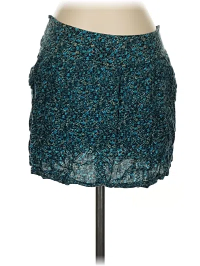 Pre-owned Assorted Brands Casual Skirt In Teal