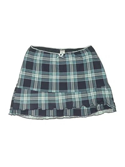 Pre-owned Assorted Brands Casual Skirt In Teal