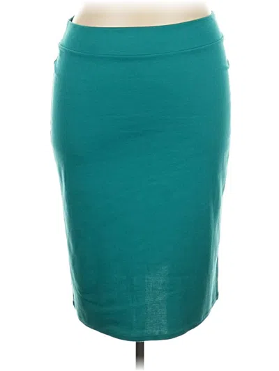 Pre-owned Assorted Brands Casual Skirt In Teal