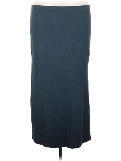 Pre-owned Assorted Brands Casual Skirt In Teal