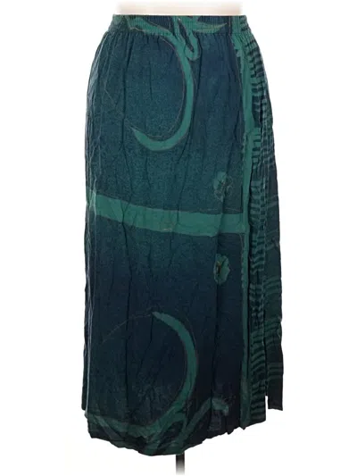 Pre-owned Assorted Brands Casual Skirt In Teal