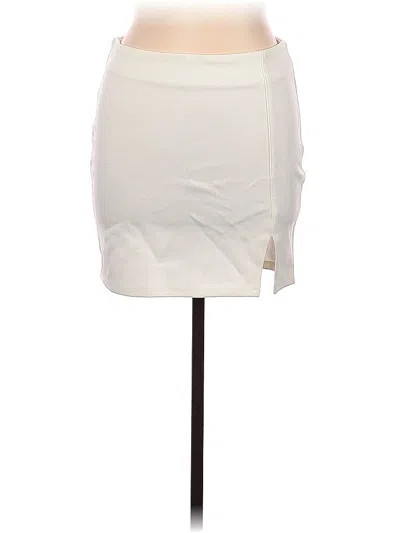 Pre-owned Assorted Brands Casual Skirt In White