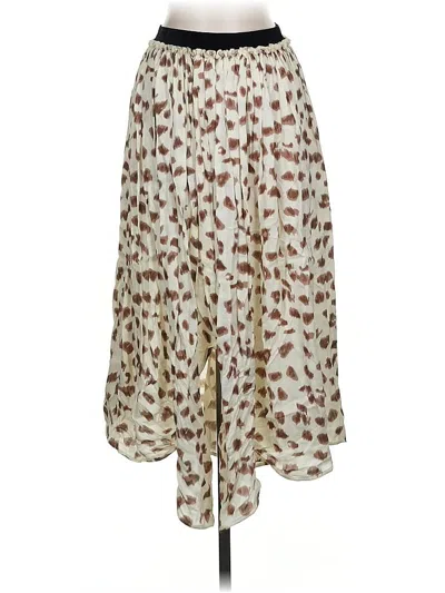 Pre-owned Assorted Brands Casual Skirt In White