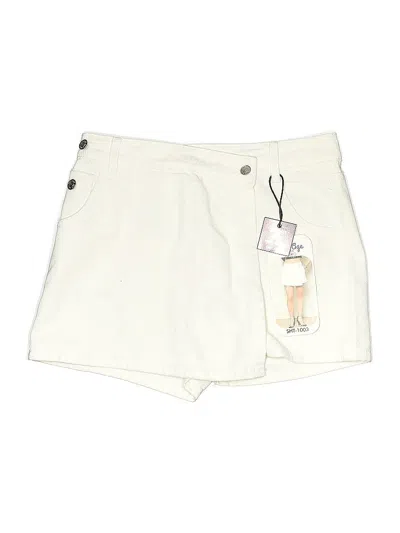 Pre-owned Assorted Brands Casual Skirt In White