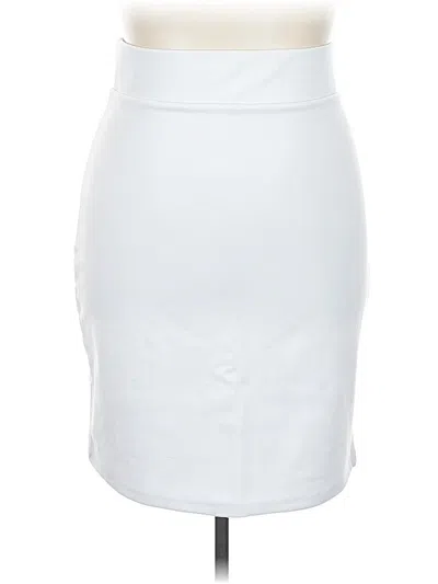 Pre-owned Assorted Brands Casual Skirt In White