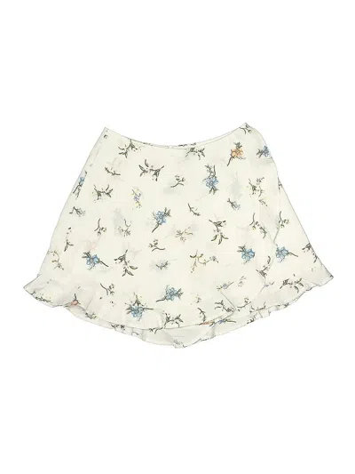 Pre-owned Assorted Brands Casual Skirt In White