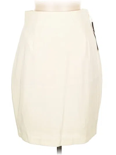 Pre-owned Assorted Brands Casual Skirt In White