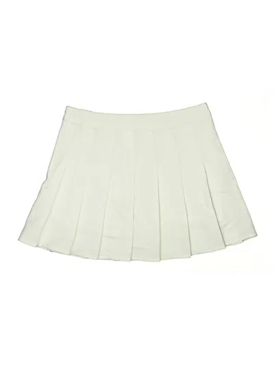 Pre-owned Assorted Brands Casual Skirt In White