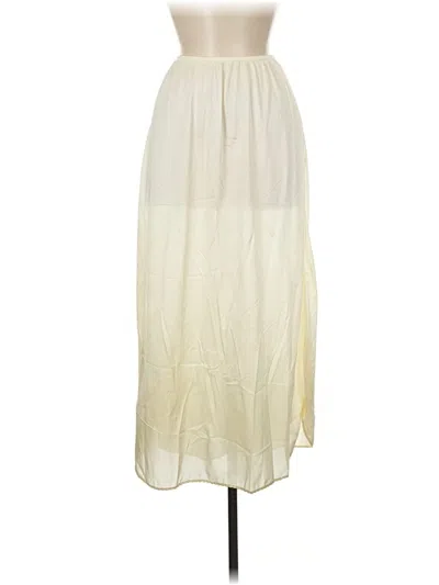Pre-owned Assorted Brands Casual Skirt In White